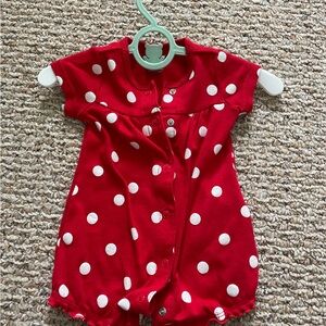 Carter's Red and White Polka Dot one Piece